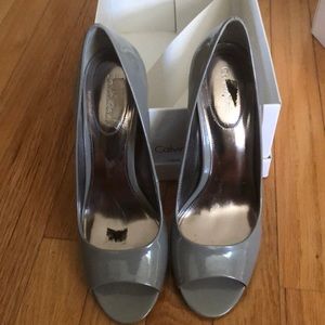 Calvin Klein Kinsey Pearlized Patent Pumps